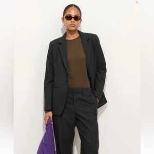 NWOT ALEX MILL SoHo Blazer in Wool Dark Navy size Large